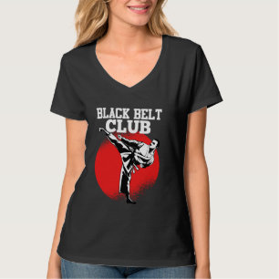 Black Belt Club Shaolin Master Chinese Martial Art T-Shirt