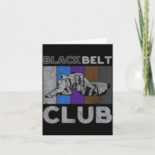 Black Belt Club Vintage BJJ Brasilianisches Jiu Ji Karte
