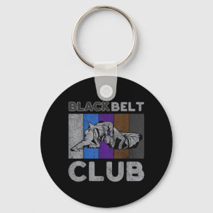 Black Belt Club Vintage BJJ Brasilianisches Jiu Ji Schlüsselanhänger