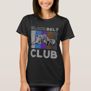 Black Belt Club Vintage BJJ Brasilianisches Jiu Ji T-Shirt