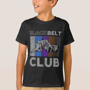 Black Belt Club Vintage BJJ Brasilianisches Jiu Ji T-Shirt