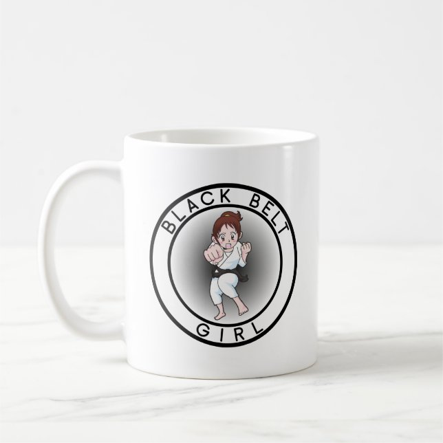 Black Belt Girl Kaffeetasse (Links)