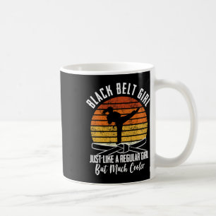 Black Belt Girl Karate Black Belt Werbeaktion Blac Kaffeetasse