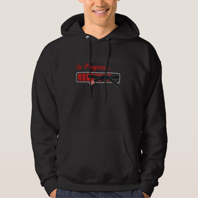 Black Belt in progress  Jiu Jitsu  1 Hoodie (Vorderseite)