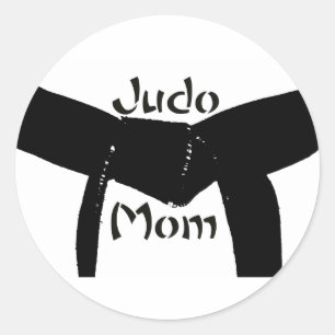 Black Belt Judo Mama Sticker für Kampfkunst