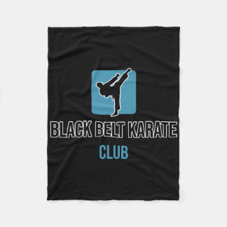 Black Belt Karate Fleecedecke