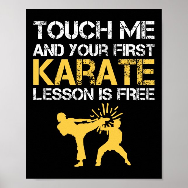 Black Belt Karate Poster (Vorne)