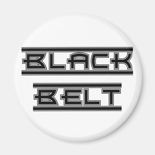 Black Belt Magnet (Vorne)