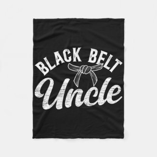 Black Belt Onkel Karate Onkel Proud Karate Onkel Fleecedecke