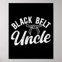 Black Belt Onkel Karate Onkel Proud Karate Onkel