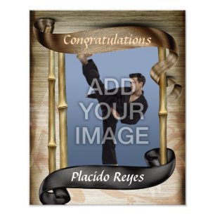 Black Belt Portrait 1 Foto