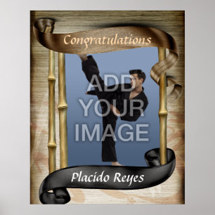 Black Belt Portrait One Poster