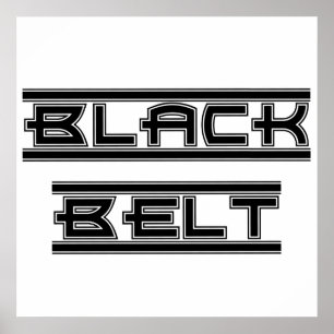 Black Belt Poster