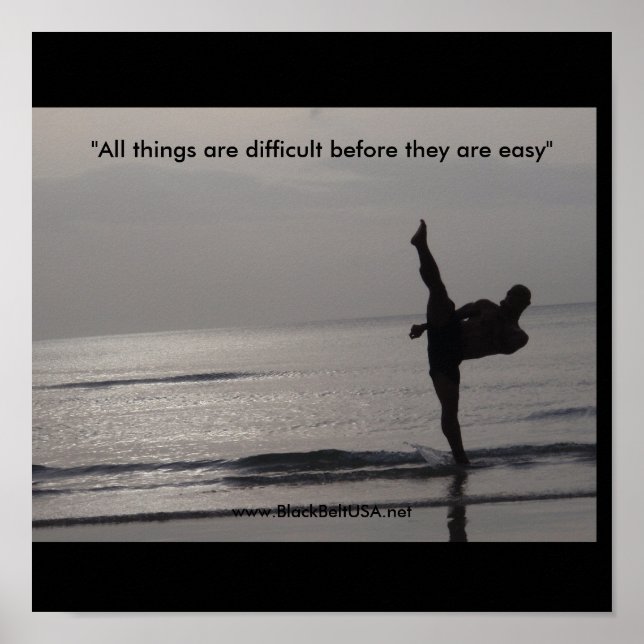 Black Belt USA Poster 2 (Vorne)
