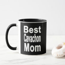 Black Best Cavachon Mama Tasse