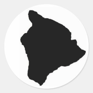 Black Big Island Aufkleber