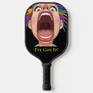 Black Big Mouth Pickleball Schläger