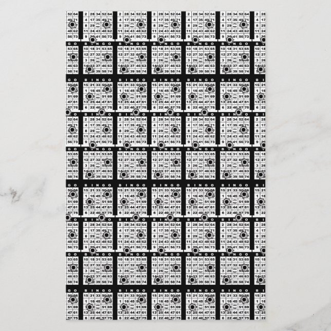 Black Bingo Cards (Vorderseite)