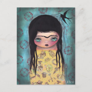 Black Bird Postkarte