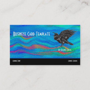 Black Bird Rave Business Card Visitenkarte