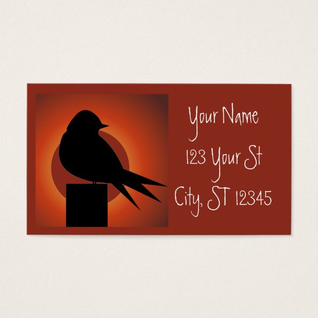 Black Bird Silhouette Sun Thunder_Cove