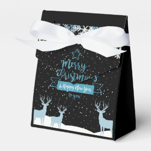 Black Blue Frohe Weihnachtsgeschenk Box Geschenkschachtel