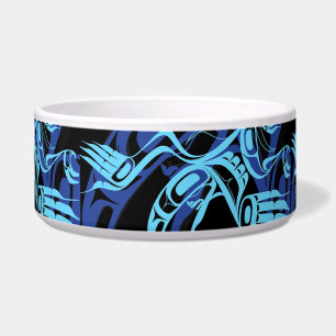 Black Blue Haida Eagle Thunder Bird Native Art Napf