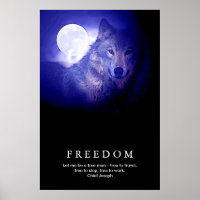 Black Blue Night Wolf Fullmoon Freedom