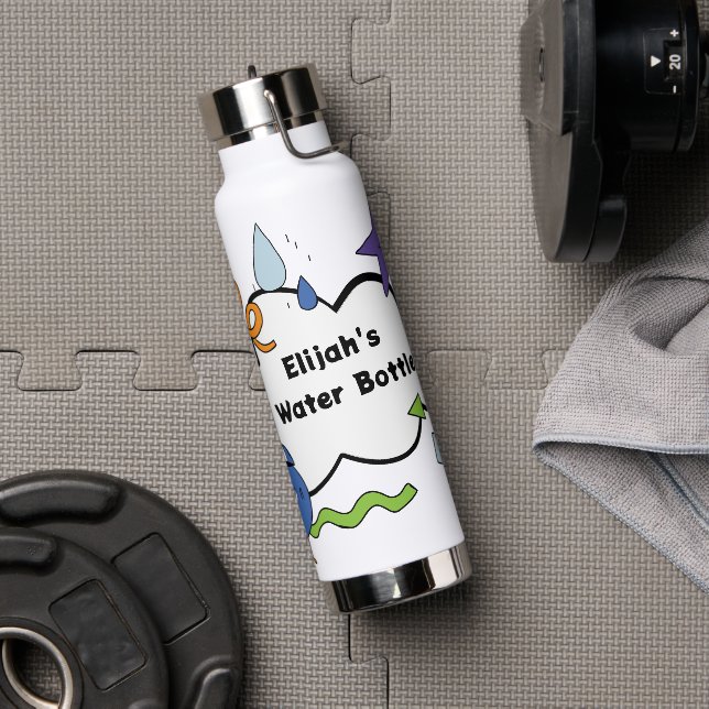 Black Blue Personal Water Flasche (Fitnessstudio)