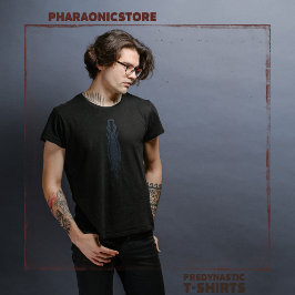 Black & Blue Predynastic Ägyptisches Krokodil T-Shirt