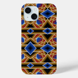 Black Blue Red Gold Ombre Abstrakte Kunst Case-Mate iPhone Hülle