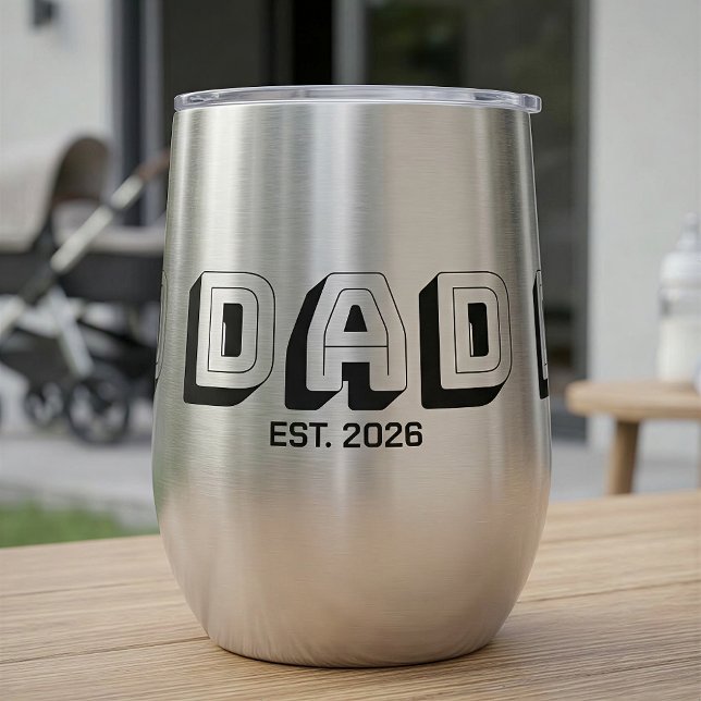 Black Bold Varsity Established Dad (Von Creator hochgeladen)