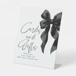 Black Bow Cards and Gifts Bridal Shower Sockelschild