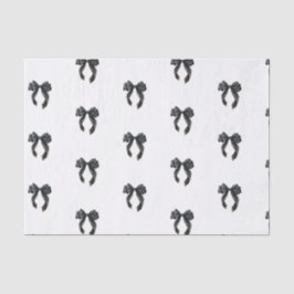 Black Bow französisches Brautparty Mon Cherie Seidenpapier