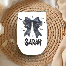 Black Bow Gothic Tasche Bachelorette Bridesmaid