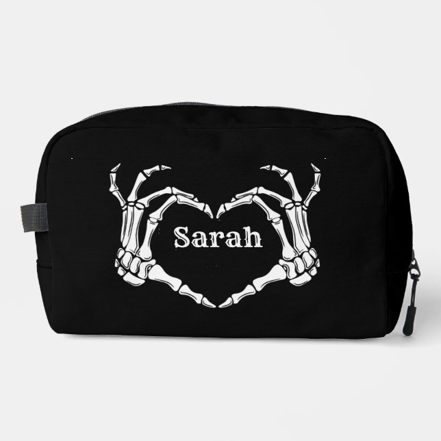 Black Bow Gothic Tasche Bachelorette Bridesmaid (Vorderseite)