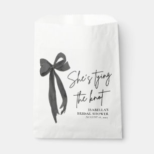 Black Bow Sie bindet das Brautparty des Knotens Geschenktütchen