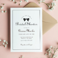 Black Bow Simple Elegantes Brautparty