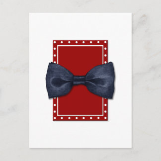 Black Bowtie Postkarte