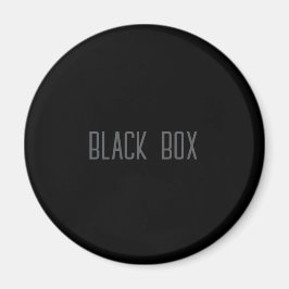 Black Box - Typografie Magnet