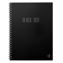 Black Box - Typografie Notizbuch