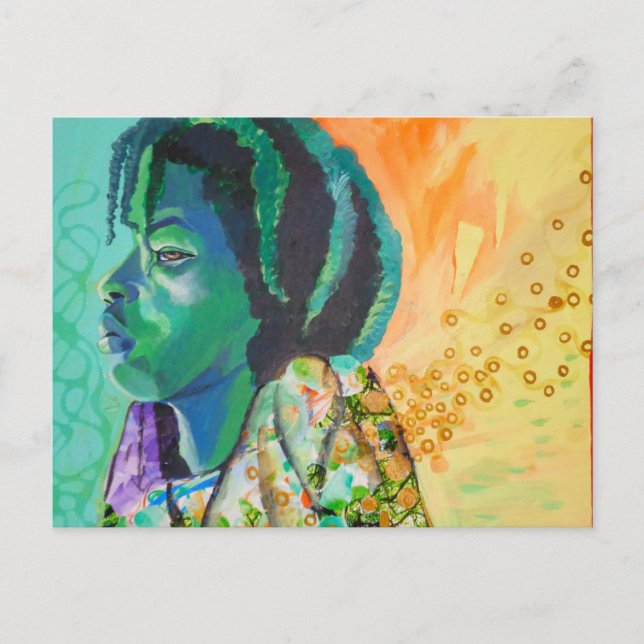 Black Boy Dream Postcard Postkarte (Vorderseite)