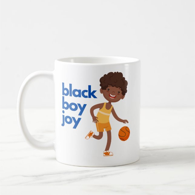 Black Boy Joy - Basketball Kaffeetasse (Links)