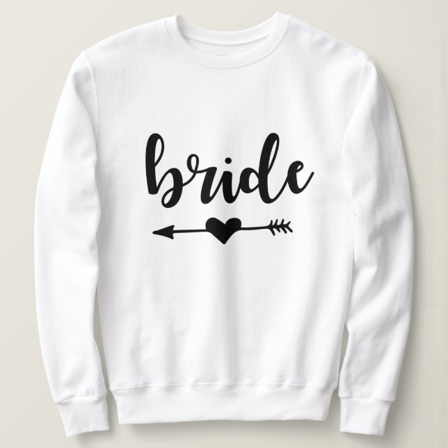 Black Bribe Tribe Junggeselinnen-Abschied Sweatshi Sweatshirt (Design vorne)