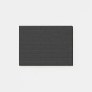 Black Brick Wall Post-it Klebezettel