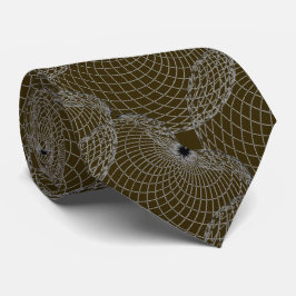 Black Bronze 322401 & Silver Gray "Spider Web" Krawatte