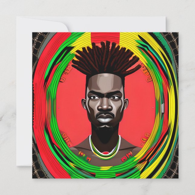 Black Bruh Melanin Vater Juneteenth King African S (Vorderseite)