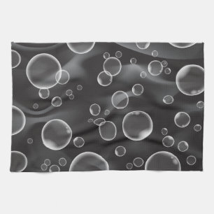 Black Bubbles Küche Handtuch Wohngestaltung
