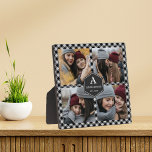 Black Buffalo Kariert Lumberjack Foto Collage Fotoplatte<br><div class="desc">Laden Sie Ihre Lieblings-Fotos hoch,  um Ihr eigenes personalisiertes Foto-Geschenk zu machen.</div>