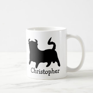 Black Bull Design Personalisiert Kaffeetasse